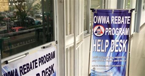 11,200 qualified Bulakenyo OFWs may claim rebates from OWWA.